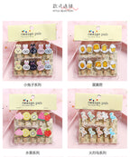 10 Pcs/Lot Creative Cartoon Animal Wooden Clip With Hemp Rope Photo Paper Clothespin Craft Clips Party Decoration Clip