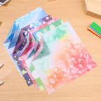 50 Sheets Paper Square Colorful Colorful Craft Origami Papers Suite Pastel Cardstock Craft Crafts Child