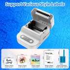 Mini Portable Thermal Printer 12-57mm Self-adhesive Label Printer Inkless Bluetooth Sticker Printing Machine like B21 Printer