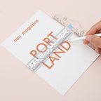1PC 6 inches T-Square Ruler Clear Acrylic Inches And Metric Measurements Straight Ruler DIY Drawing Tool Art Supplies Stationery