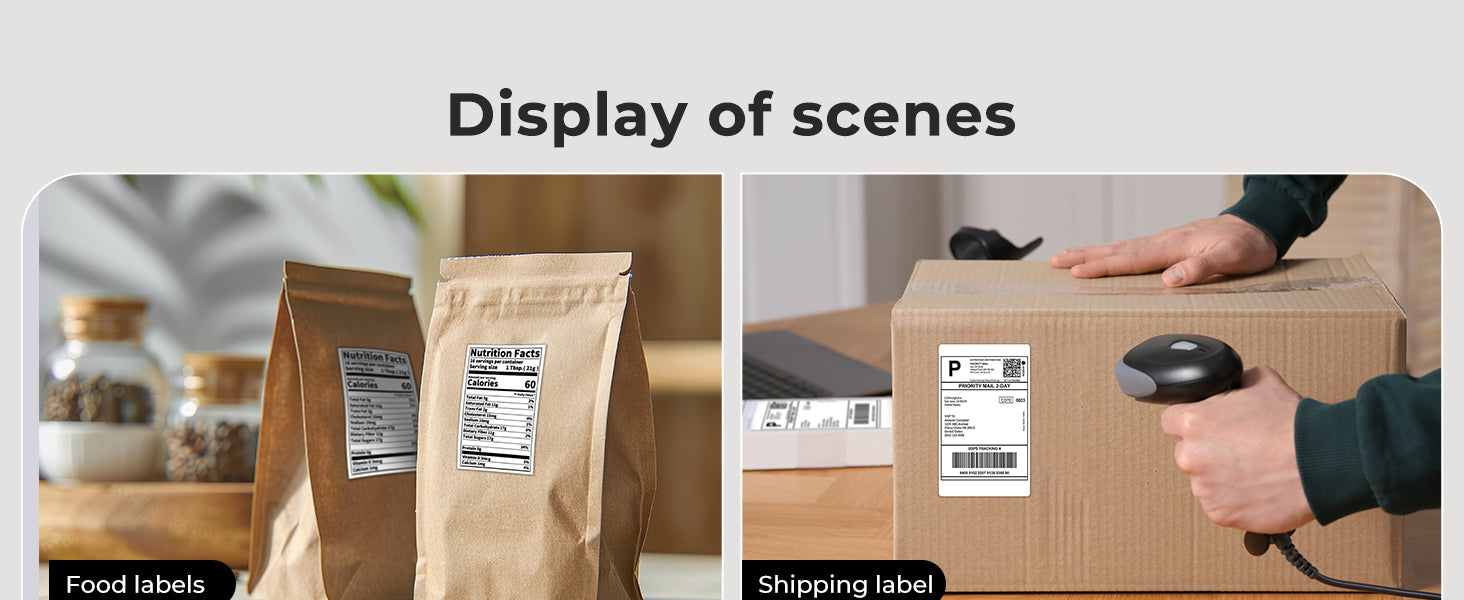 4x6 Inch Direct Thermal Label Paper 100x150mm White Labels 100/200/500 PCS Adhesive Shipping Labels For DHL UPS Express Business