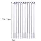 19cm Swizzle Sticks Coffee Stirring Spoon Paddle Stirrer Reusable Stir Sticks Beverage Stirrers Cocktail Mixing Spoon