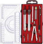 13PCS Geometry Precision Drawing Tool Metal Geometry Kit Set Math Compass Drawing Tool for Kids Engineers Students Fast Shipping