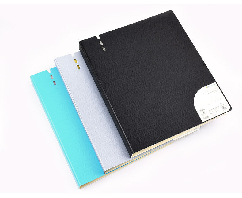 NEW Perforated Folder 4-Hole D-Shaped Binder Transparent Shell Pp File A4 Quick Fishing Storage