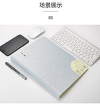 NEW Perforated Folder 4-Hole D-Shaped Binder Transparent Shell Pp File A4 Quick Fishing Storage