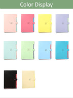 A4 Organ Folder 5 Layers Macaron Colors File Manager Storage Simple Folder for Student School and Office Stationery Supplies