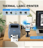 T40 4inch Shipping label/Express/Thermal Barcode Label printer 4x6 inches Label Maker Compatible with iPhone Android Mac Windows