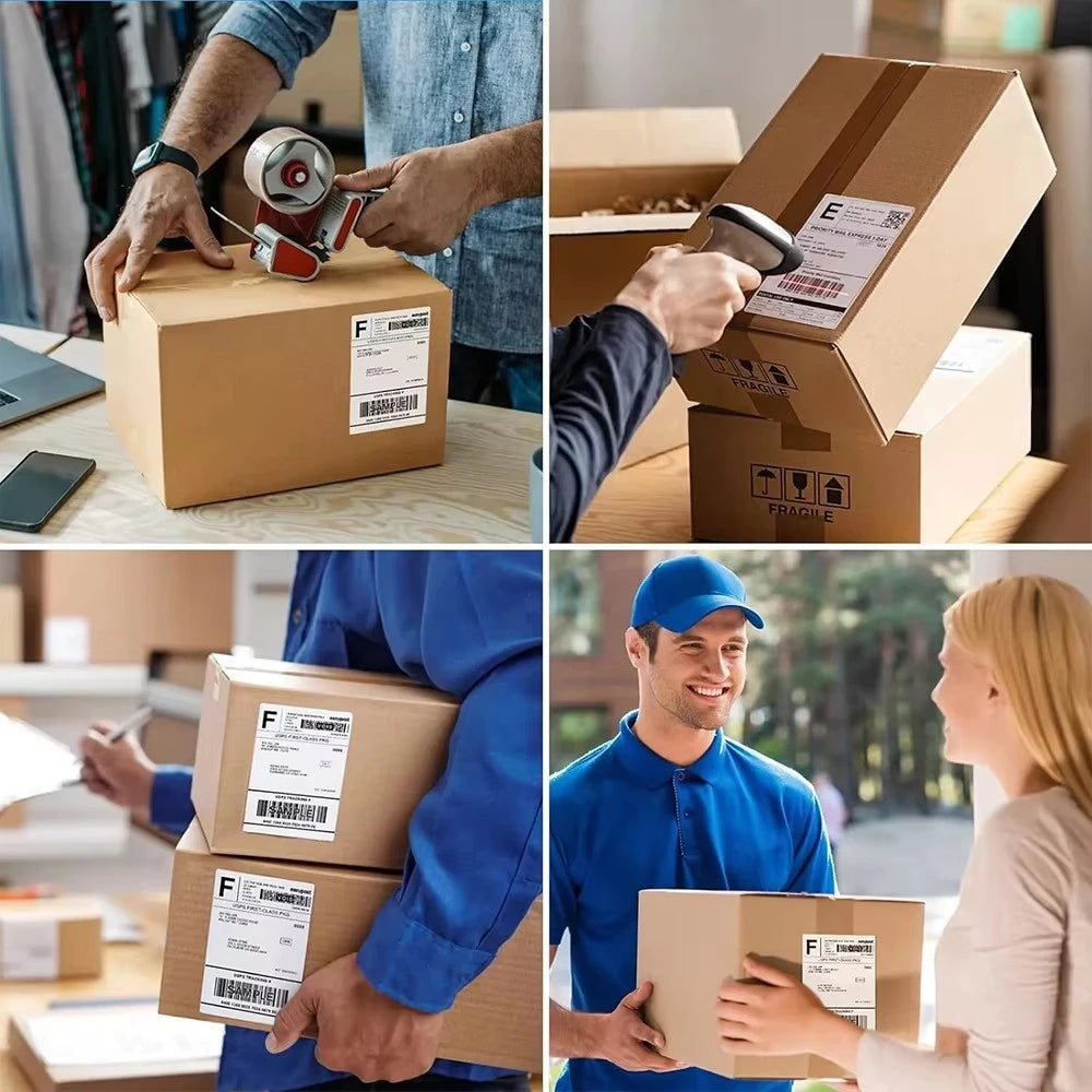 4x6Inch Shipping Labels For Thermal Shipping Label Printer 100/500PCS 100x150mm Thermal Label Paper For Business Express Waybill
