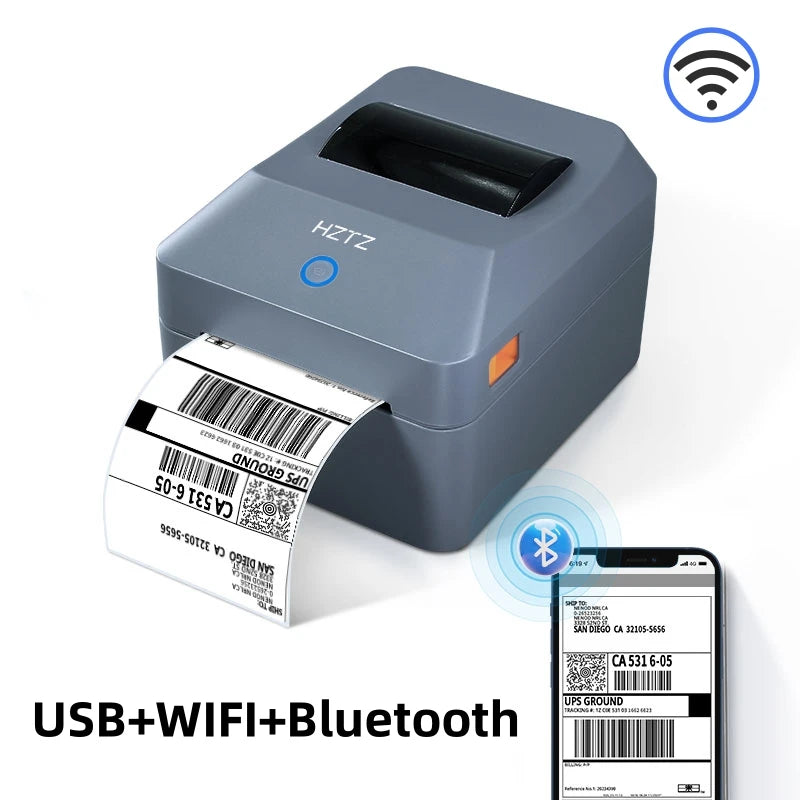 Thermal Printer4×6 Shipping Label Printer For Small Businesses,Desktop Thrmal Label Printers For Shipping Package