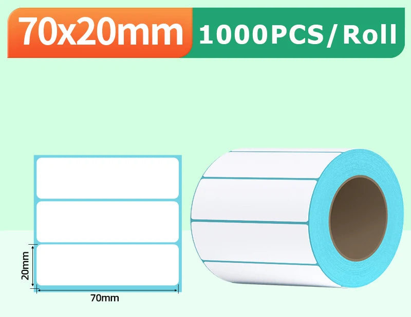 Phomemo A6 4x6 Inch Direct Thermal Labels 100 Labels Per Stacked - Shipping Label FanFold Paper For PM-241BT/D520 Waybill Printe