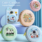 2Meter/79Inch Cartoon Mini Retractable Tape Measure, Self-Lock Double Scale Soft Ruler for Sewing, Body, Craft & Home Office