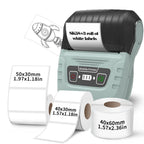 Wireless Label Printer SK58 Inkless Bluetooth Thermal Label Maker Adhesive Label Sticker Machine DIY Pattern Barcode QR Code