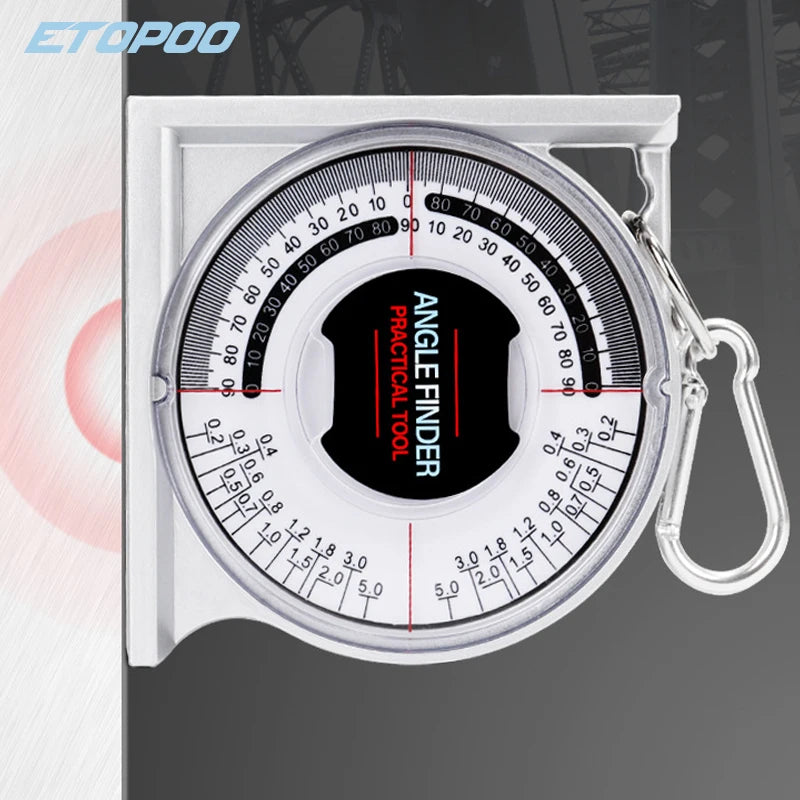 Magnetic Angle Locator Slope Protractor Inclinometer Slope Locator Level Meter Clinometer Survey Portable Measuring Gauge Tool