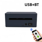 Thermal Label Printer Portable No Ink Required 203DPI 4x6 for Small Business Bluetooth USB High Speed Express Airway Bill