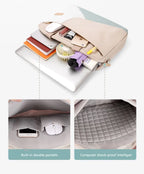 Xnyocn Laptop Sleeve Bag 15.6 inch Durable Briefcase Handle Bag Notebook Computer Protective Case For HP Dell Macbook Ultrabook