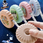 2Meter/79Inch Cartoon Mini Retractable Tape Measure, Self-Lock Double Scale Soft Ruler for Sewing, Body, Craft & Home Office