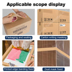 Super Viscosity Kraft Paper Tape  High-Strength Packing Tape Rolls, Packaging Tape  | Industrial Tape for Home, Office & Box