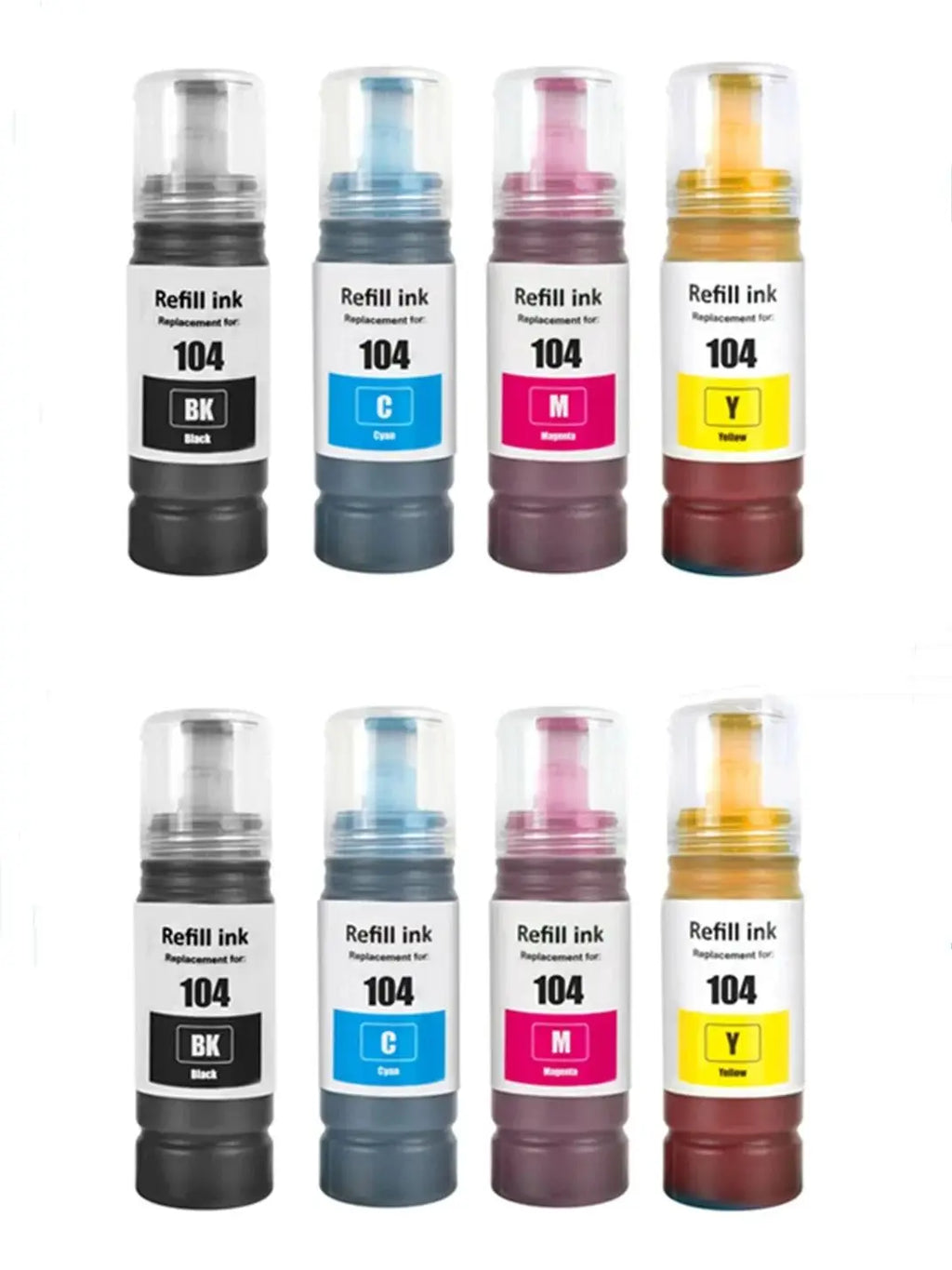 EP 104 Ink Compatible Ink 104 for Epson ET-2710 ET-2720 ET-4700 ET-2821 ET-2825 Printer