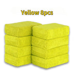 SEAMETAL 8-13pcs Microfiber Car Wax Applicator Pads Soft Auto Detailing Wax Sponge Set Car Paint Care Polishing Cleaning Pads