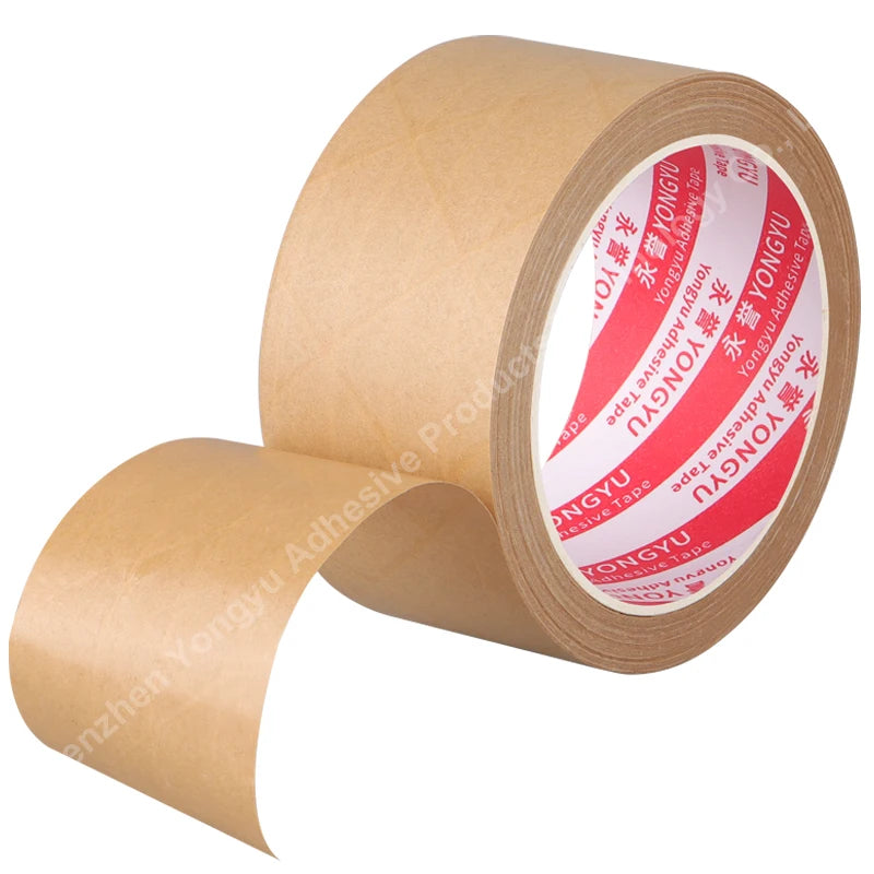 Super Viscosity Kraft Paper Tape  High-Strength Packing Tape Rolls, Packaging Tape  | Industrial Tape for Home, Office & Box
