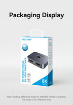 Vention 8K HDMI Splitter 4K144Hz 2 In 1 Out for TV Xiaomi Xbox SeriesX PS5 HDMI Cable Monitor Projector HDMI 2.1 Switch Switcher