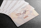 100-1000pcs Custom PVC Business ID Card Own Design Logo Name Plastic Waterproof Double Side Glossy Matte Thank You 85.5*54mm