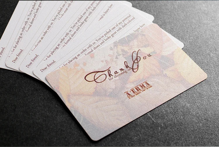 100-1000pcs Custom PVC Business ID Card Own Design Logo Name Plastic Waterproof Double Side Glossy Matte Thank You 85.5*54mm