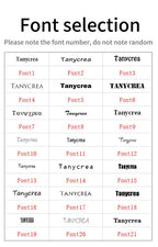 Custom Teacher Name Ink Stamp Signature Calligraphy Selfing-Inking Personalized Letter Stamp For School Student Child