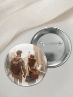 Custom badges, personalized pins, you can customize pictures/text/design, backpack button accessories.