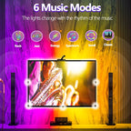 Tv Ambient Backlight 5V Usb Rgbic Led Light Strip With Camera 3.8M 5M App Smart Lighting Screen Color Synchronization Game Lamp