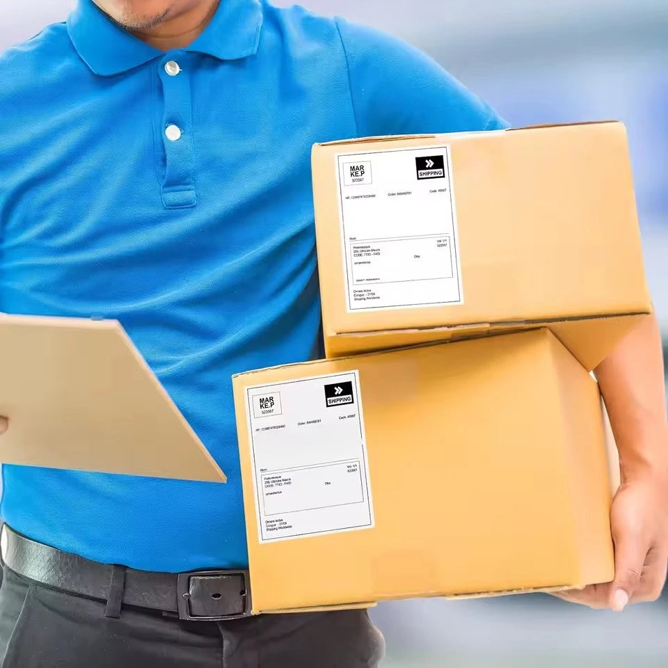 4x6Inch Shipping Labels For Thermal Shipping Label Printer 100/500PCS 100x150mm Thermal Label Paper For Business Express Waybill