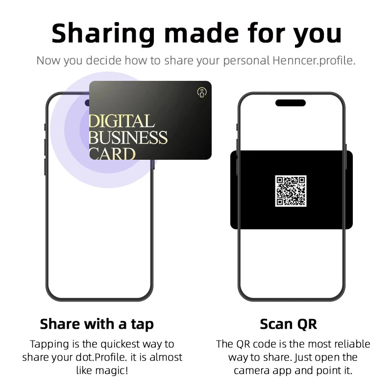 NFC Business Card Fast Reading Smart Name Card Digital Business Card Contactless Business Gift Social Recognition Card