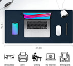 Desk Mat Waterproof PVC Mouse Pad Leather Desk Protective Cover Pink Large Computer Girls Laptop Non-slip Gaming Keyboard Mats