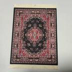 Persian carpet Woven flower small coaster wholesale merchants cheap mouse pad desk mat retro style rubber non-slip computer mats
