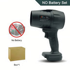 Powerful Air Blower with 550g Thrust Turbo Fan for Cleaning Leaves, Snow, and Dust – Includes 18V Makita - Compatible Battery