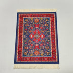 Persian carpet Woven flower small coaster wholesale merchants cheap mouse pad desk mat retro style rubber non-slip computer mats