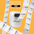 Wireless Label Printer P50 Inkless Bluetooth Thermal Label Maker Adhesive Label Sticker Machine DIY Pattern Barcode QR Code Tape