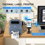 T40 4inch Shipping label/Express/Thermal Barcode Label printer 4x6 inches Label Maker Compatible with iPhone Android Mac Windows
