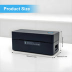 Thermal Label Printer Portable No Ink Required 203DPI 4x6 for Small Business Bluetooth USB High Speed Express Airway Bill