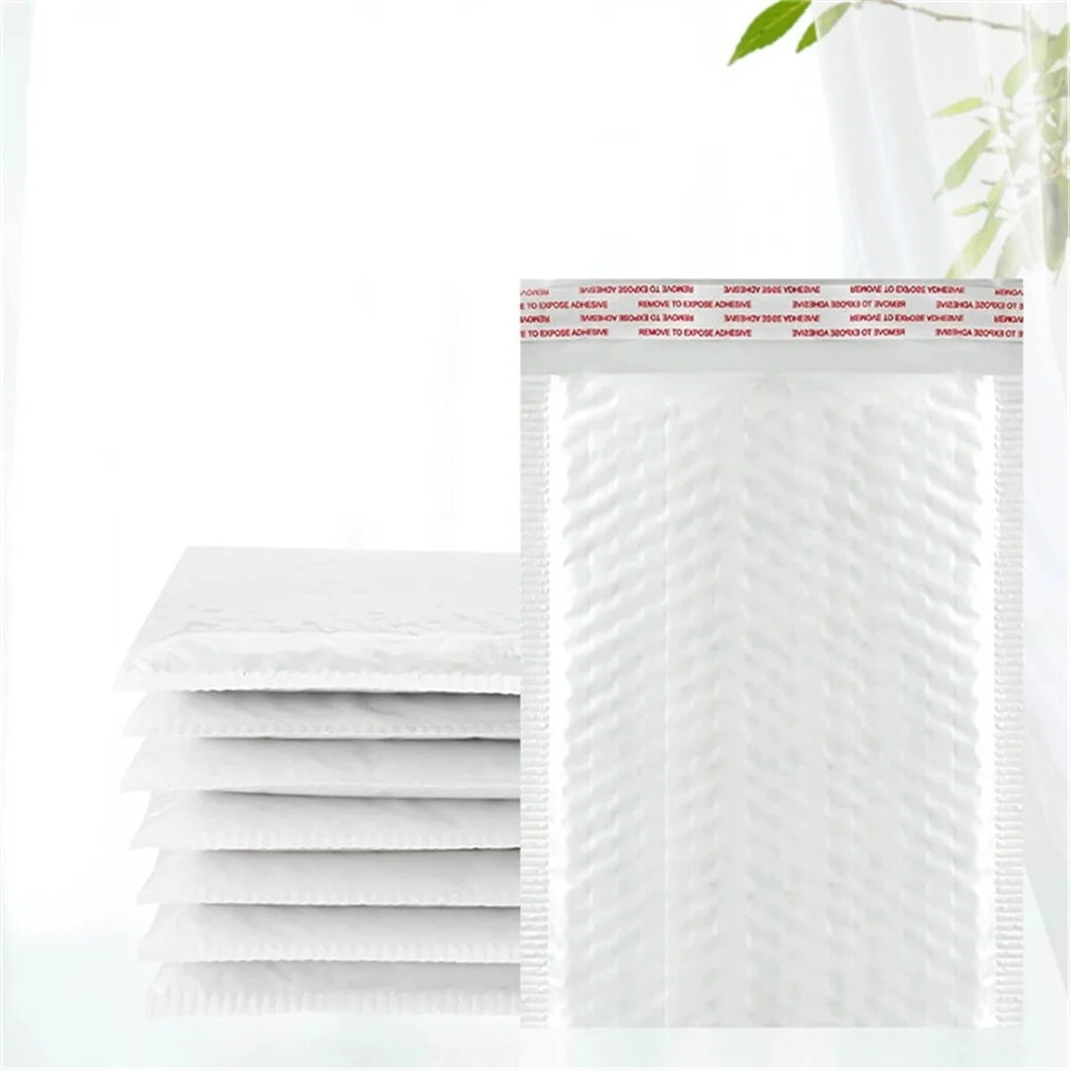 10/50Pcs Bubble Mailers White Poly Bubble Mailer Self Seal Padded Gift Bag Packaging Envelope Bags Book Shipping Package Bag