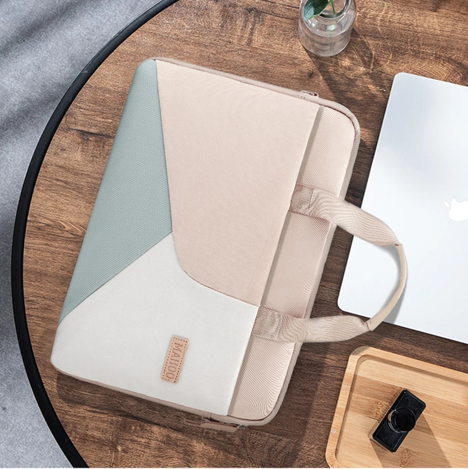 Xnyocn Laptop Sleeve Bag 15.6 inch Durable Briefcase Handle Bag Notebook Computer Protective Case For HP Dell Macbook Ultrabook