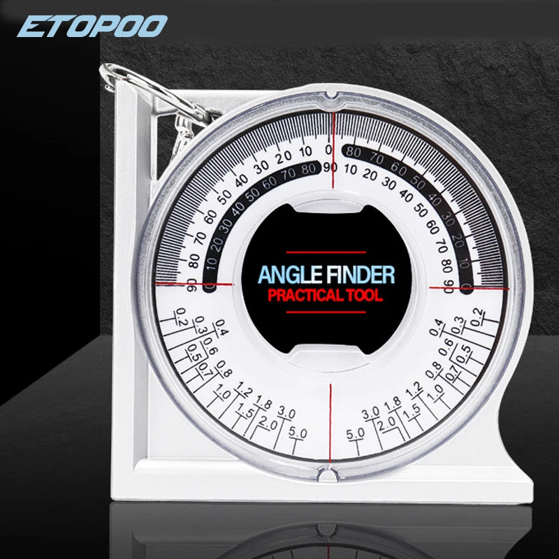 Magnetic Angle Locator Slope Protractor Inclinometer Slope Locator Level Meter Clinometer Survey Portable Measuring Gauge Tool