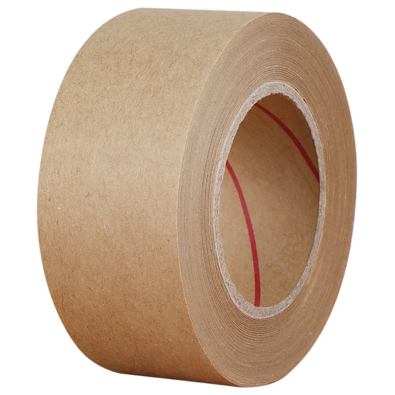 Wet Water Kraft Paper Tape Painter Rubber Paper for Picture Framing Secure Packing Brown Kraft Gum Tape