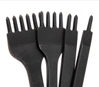 WUTA 1pc 3/4/5/6mm Leather Chisel Tool Diamond Pricking Iron Basic Hole Punch Stitching Leather Craft Tools