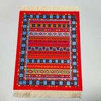 Persian carpet Woven flower small coaster wholesale merchants cheap mouse pad desk mat retro style rubber non-slip computer mats