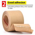 Wet Water Kraft Paper Tape Painter Rubber Paper for Picture Framing Secure Packing Brown Kraft Gum Tape