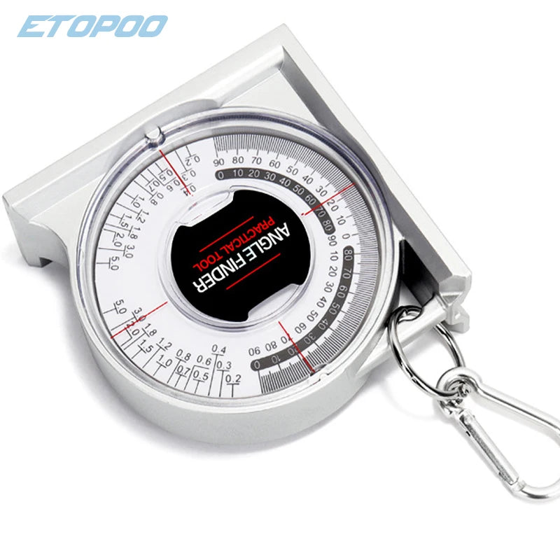 Magnetic Angle Locator Slope Protractor Inclinometer Slope Locator Level Meter Clinometer Survey Portable Measuring Gauge Tool