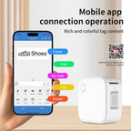 HZTZ Mini Label Printer Smart Pocket Self-adhesive Label Printer Bluetooth Price Label Sticker Maker For Home