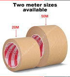 Super Viscosity Kraft Paper Tape  High-Strength Packing Tape Rolls, Packaging Tape  | Industrial Tape for Home, Office & Box