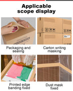 Super Viscosity Kraft Paper Tape  High-Strength Packing Tape Rolls, Packaging Tape  | Industrial Tape for Home, Office & Box
